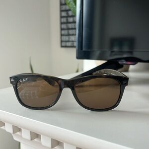 Brown New Wayfarer RayBans (polarized)